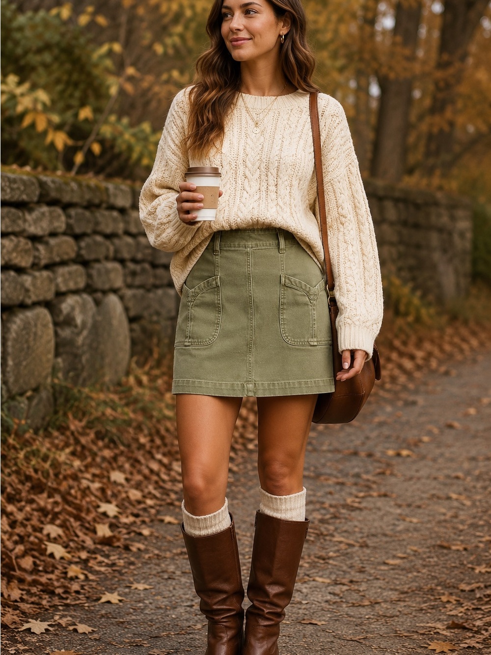 Pilcro and the Letterpress Anthropologie Sage Green Utility Mini Skirt Sz 6
